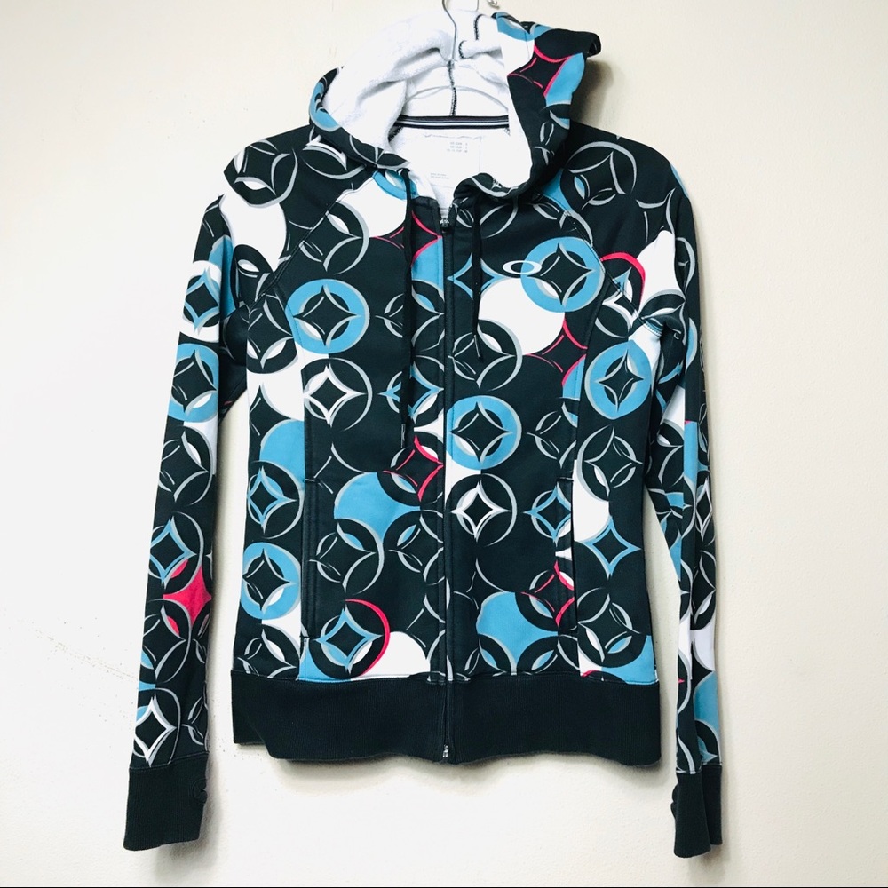 Oakley graphic hooded fleece lined jacket